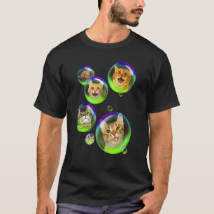 Cat Bubble Soap Gigapixel Kitty Cat T-Shirt