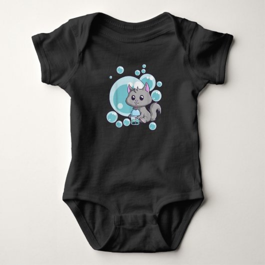 Cat Bubble Tee-Geschenk | Witziges Boba Tee Katzen (Vorderseite)