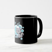 Cat Bubble Tee-Geschenk | Witziges Boba Tee Katzen Tasse (VorderseiteRechts)