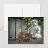 Cat-Buddha-Natur Postkarte (Vorne/Hinten)