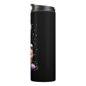 Cat Bunny Oars Eggs Meowy Osterkaninchen Lover Men Thermosbecher (Nach rechts gedreht)