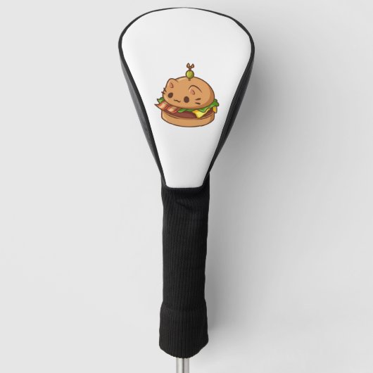 Cat Burger 2 Golf Headcover (Vorderseite)