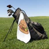 Cat Burger 2 Golfhandtuch (Gras)