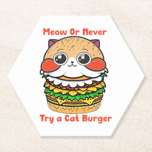 Cat Burger Untersetzer (Vorderseite)