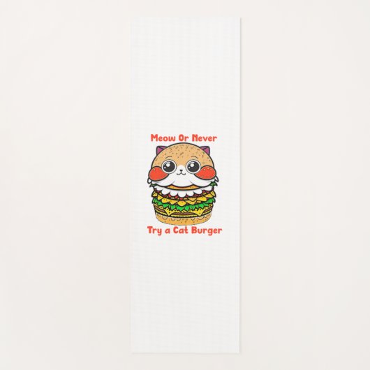 Cat Burger Yogamatte (Vorderseite)