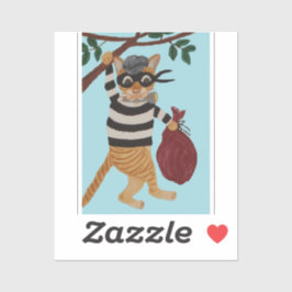 Cat Burglar Aufkleber