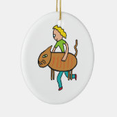 Cat Burglar Keramik Ornament (Rechts)