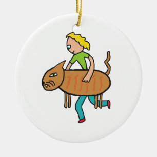 Cat Burglar Keramik Ornament