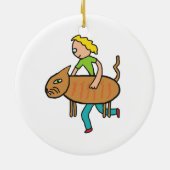 Cat Burglar Keramik Ornament (Hinten)