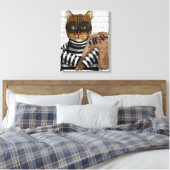 Cat Burglar Leinwanddruck (Insitu (Schlafzimmer))