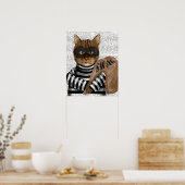 Cat Burglar Poster (Küche)