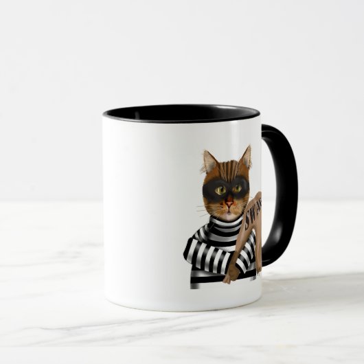 Cat Burglar Tasse (VorderseiteRechts)
