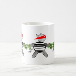 Cat Burglar Weihnachten Kaffeetasse