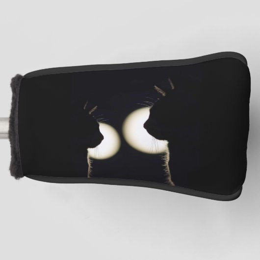 Cat Burglars Gepunktet Golf Headcover (Vorderseite)