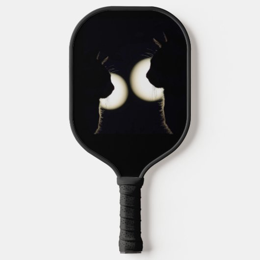 Cat Burglars Gepunktet Pickleball Schläger (Vorderseite)