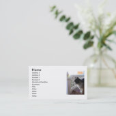 Cat Business Card Visitenkarte (Stehend Vorderseite)