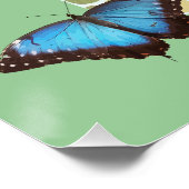 Cat Butterfly Kitten Pattern Office Peace Destiny Poster (Ecke)