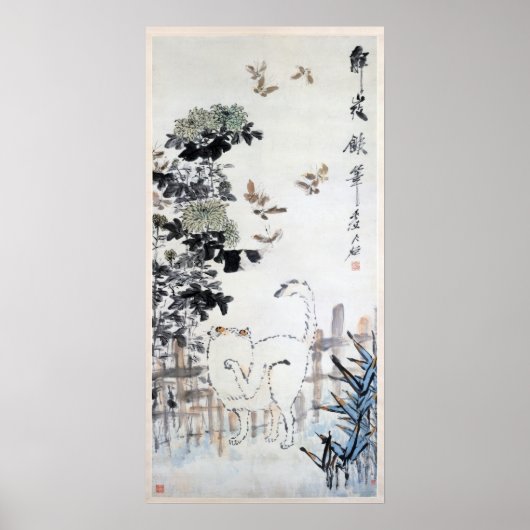 Cat & Butterfly, XuGu (Zhu Huairen) Poster (Vorne)