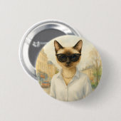 Cat Button Sonnenbrille für Cat Lover (Vorne & Hinten)