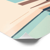 cat by the pool poster (Ecke)