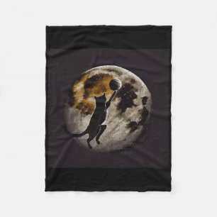 Cat Bysketbyll Moon Fleecedecke