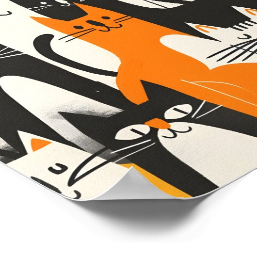 Cat 😺 Caboodle 💕 Poster (Ecke)