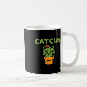 Cat Cactus Niedlich Sukkulente Pflanze Kitten Wome Kaffeetasse
