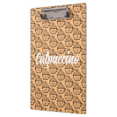 Cat Café Muster Klemmbrett (Links)