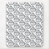 Cat Café Muster Mousepad (Vorne)