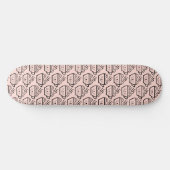 Cat Café Muster Skateboard (Horizontal)