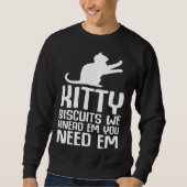 Cat Cake Baking Cat Cat sweets Sweatshirt (Vorderseite)