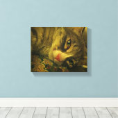 Cat Canvas Print Leinwanddruck (Insitu (Holzboden))