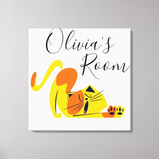 Cat Canvas Print Leinwanddruck (Vorderseite)