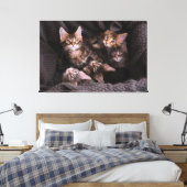Cat Canvas Print Picture 21 Leinwanddruck (Insitu (Schlafzimmer))