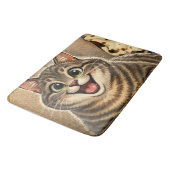 Cat caricature badematte (Schrägansicht)