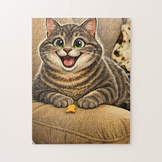 Cat caricature puzzle (Vertikal)