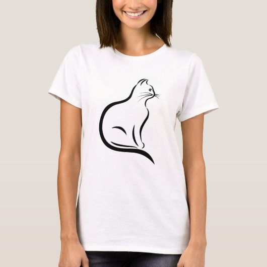 Cat Caricature T - Shirt (Vorderseite)