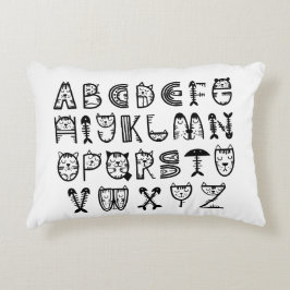 Cat Cartoon Druckaufhänge drucken Dekokissen