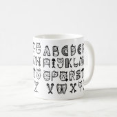 Cat Cartoon Druckaufhänge drucken Kaffeetasse (VorderseiteRechts)