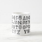 Cat Cartoon Druckaufhänge drucken Kaffeetasse (Mittel)