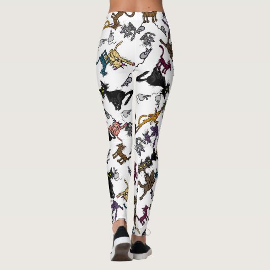 Cat Cartoon Leggings (Rückseite)