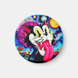 CAT CARTOON MAGNET