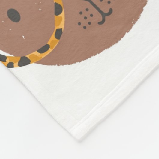 Cat Cartoon Pattern Fleecedecke (Ecke)