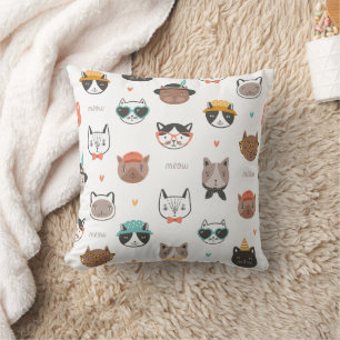 Cat Cartoon Pattern Kissen