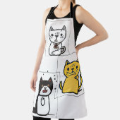 Cat Cartoon Schürze (InSitu)