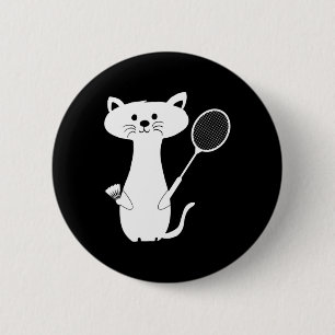 Cat Cat Badminton Federball für Männer Frauen Kind Button