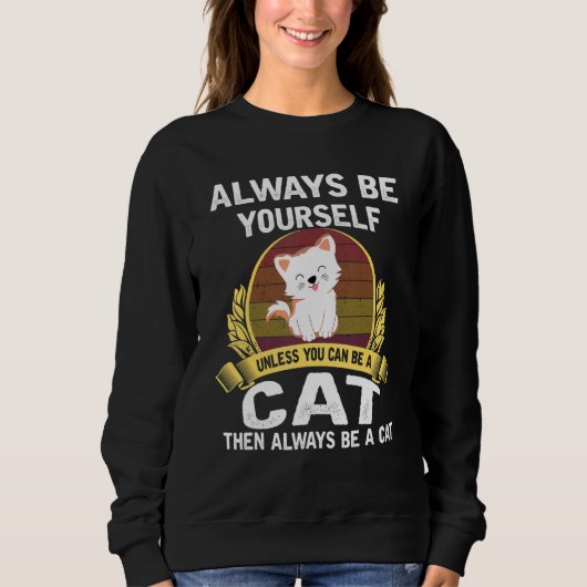 Cat Cat Cat Cat Sweatshirt (Vorderseite)