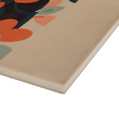 Cat Cat Cat Cutting Board, Glas Cutting Board Schneidebrett (Ecke)