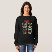 Cat Cat  Cat Hiss Cat Owner Cat Humor Sweatshirt (Vorne ganz)