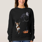 Cat Cat Cat Pocke Cat Sweatshirt (Vorderseite)